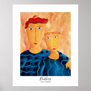 Poster Peinture des Frères