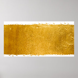 Poster Peinture d'or Design : Luxueux et artistique Métal