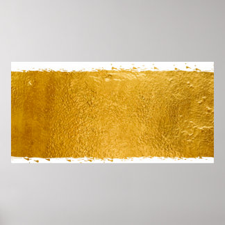 Poster Peinture d'or Design : Luxueux et artistique Métal