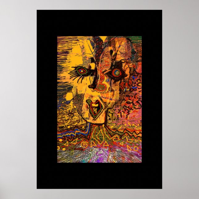 Poster Peinture faciale (Devant)