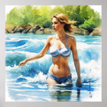 peinture figurative couleur d'eau