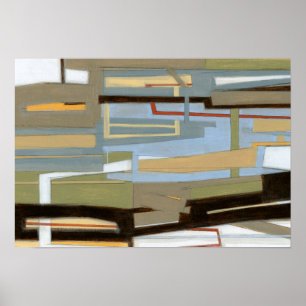 Poster Peinture libre moderne d'expression par le Normand