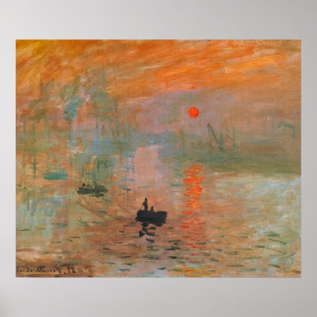Poster Peinture Monet (Devant)