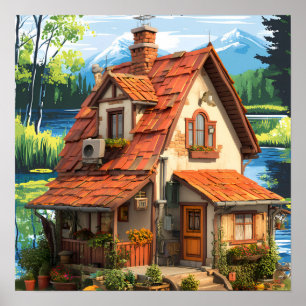 Poster peinture murale