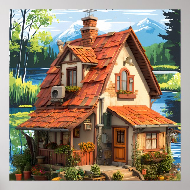 Poster peinture murale (Devant)