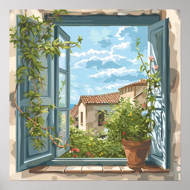 Poster peinture murale (Devant)