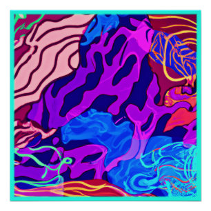 Poster Peinture Océan Nature. Commandez dès maintenant 