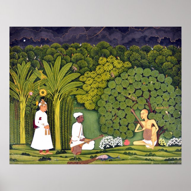 Poster Peinture paisible "Swami Haridasa" (Devant)