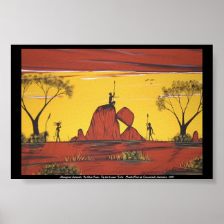 Poster Peinture Paysage Autochtone Par Glen Evans