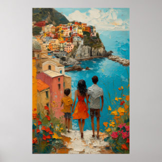 Poster PEINTURE PÉTROLIÈRE - aperçu de la côte : l'empris