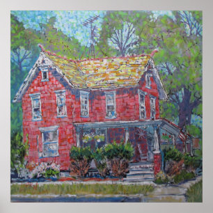 Poster Peinture Red Beauty / Artiste Larry Lerew