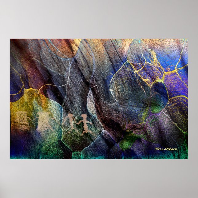 Poster Peinture rupestre (Devant)