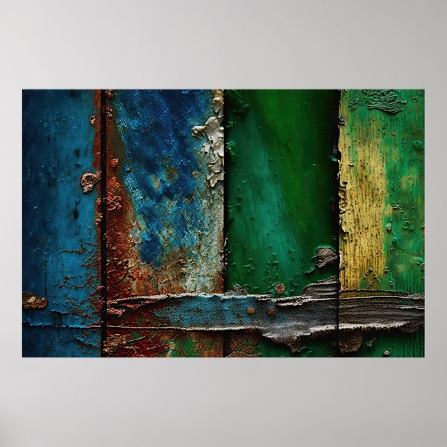 Poster Peinture, Rustique, Antique, (Devant)