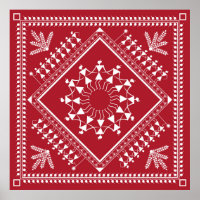 Peinture tribale indienne. Warli Paintingart, indi