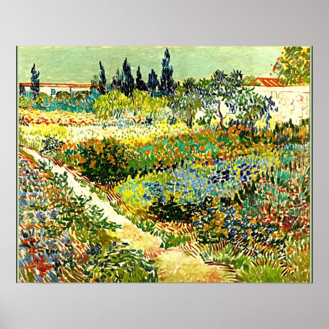 Poster Peinture Van Gogh, Arden à Arles, oeuvres d'art (Devant)