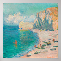 Peinture vintage de bord de mer (esthétique de pla