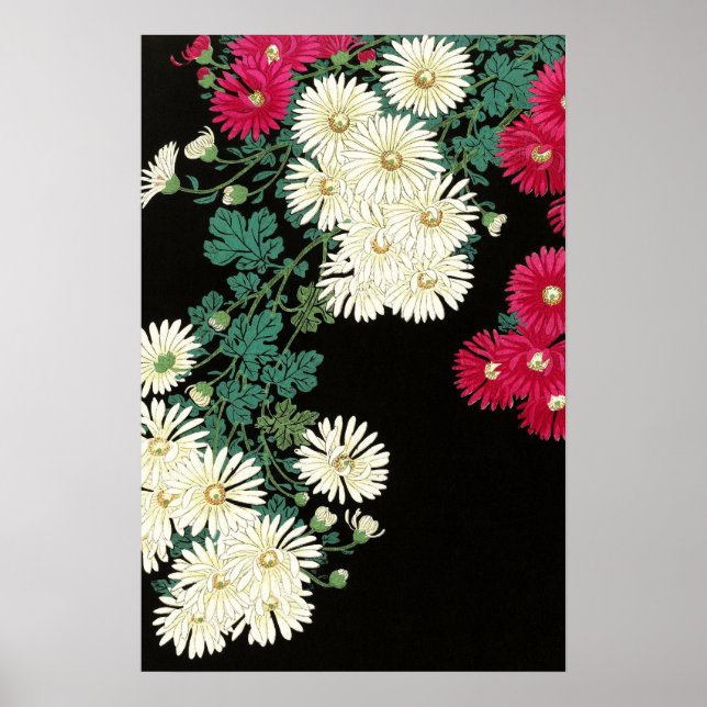 Poster Peinture vintage Florale (Devant)
