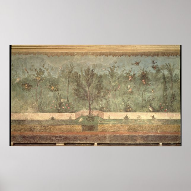 Poster Peintures de jardin de la "Villa de Livia" (Devant)