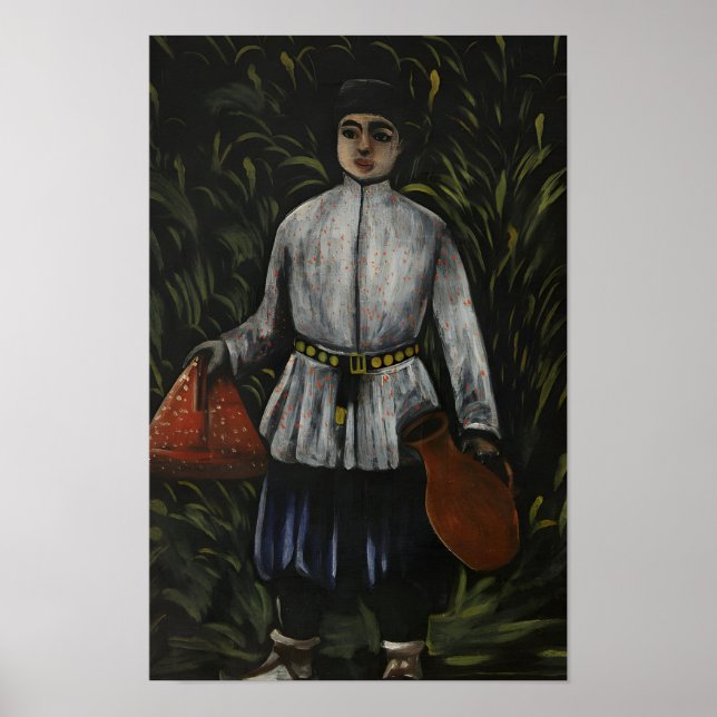 Poster Peintures du peintre géorgien Niko Pirosmani (Devant)