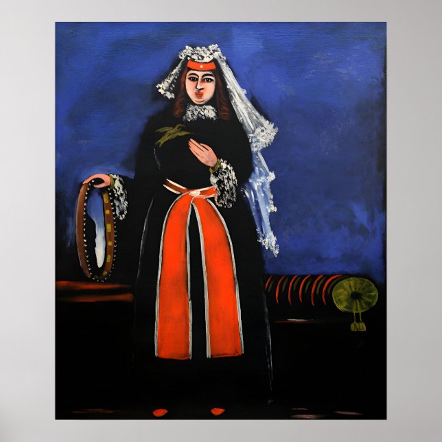 Poster Peintures du peintre géorgien Niko Pirosmani (Devant)