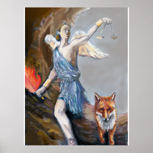 Poster "Peintures étonnantes aquarelles de la némésis