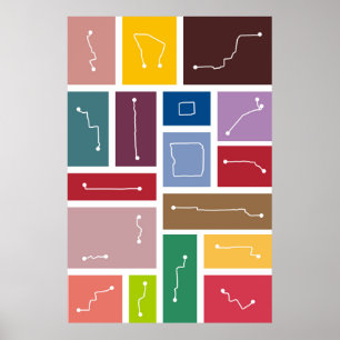 Poster Pékin - Palettes de transit