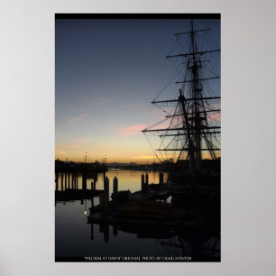 Poster Pèlerin à l'aube