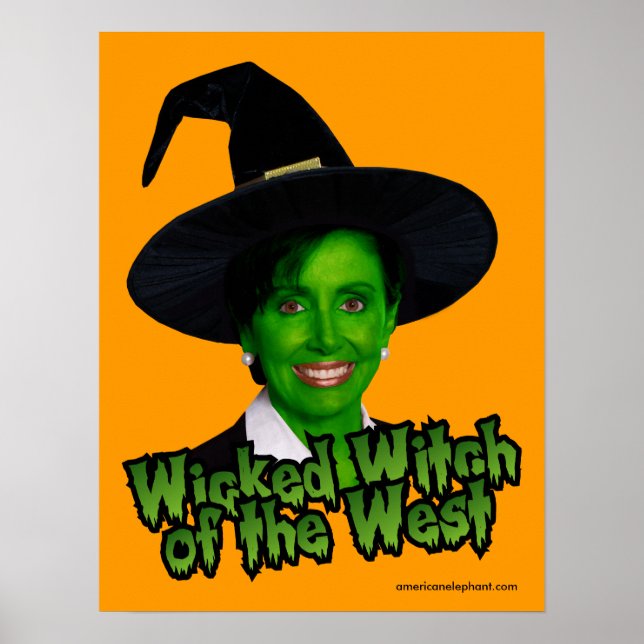 Poster Pelsoi : Wicked Witch of the West (Devant)