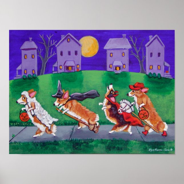 Poster Pembroke Welsh Corgi Imprimer (Devant)