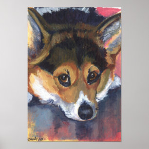 Poster Pembroke Welsh Corgi Imprimer