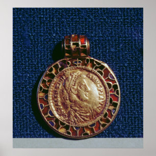 Poster Pendentif d'or sous forme de pièce