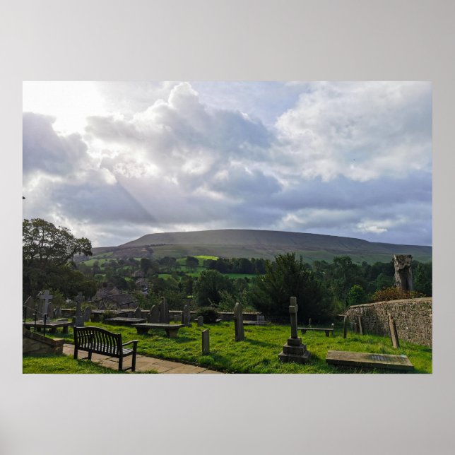 Poster Pendle Hill (Devant)