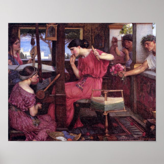 Poster Penelope et l'affiche des prétendants (Devant)