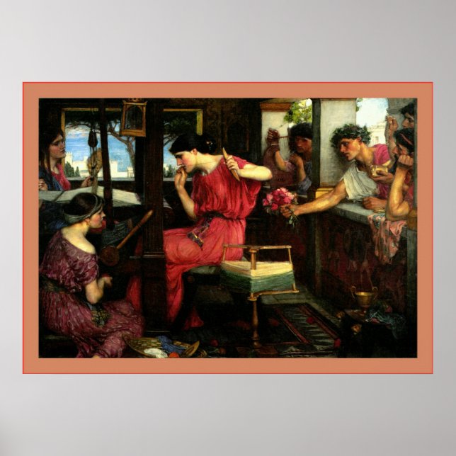 Poster Penelope et les prétendants (Devant)