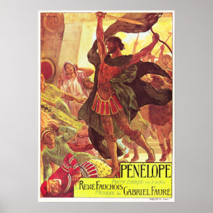 Poster PENELOPE Théâtre français de l'Opéra Gabriel F