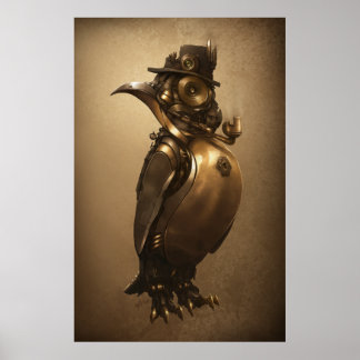 Poster Penguin de Steampunk | Imprimer