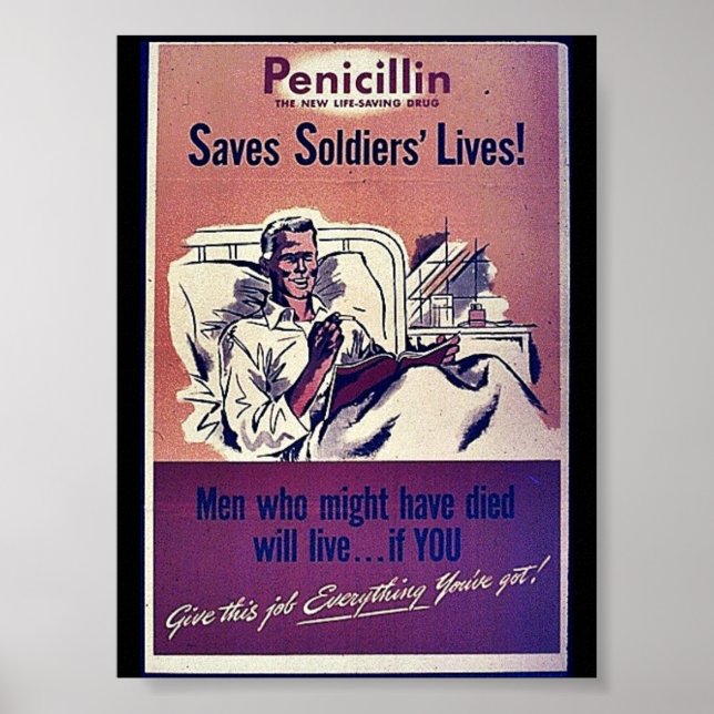Poster pénicilline (Devant)