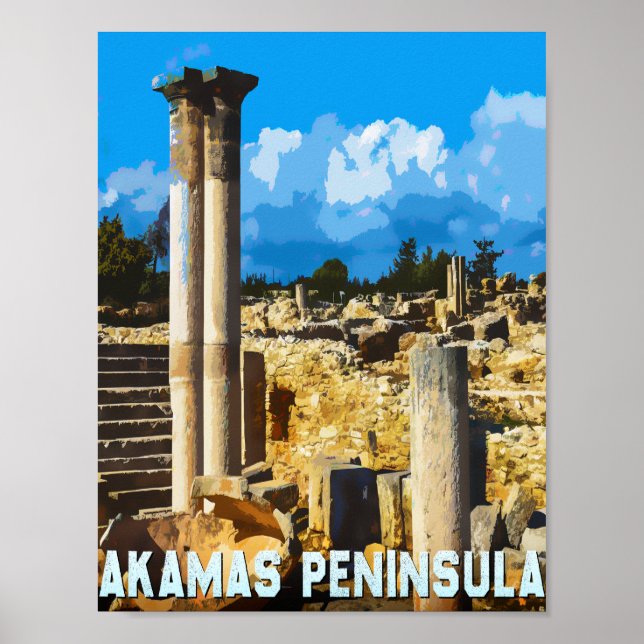Poster Péninsule d'Akamas (Neo Chorion) (Devant)