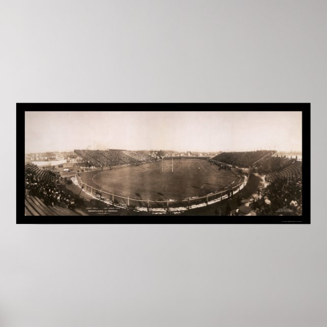 Poster Penn vs. Michigan Football Game Photo 1905 (Devant)