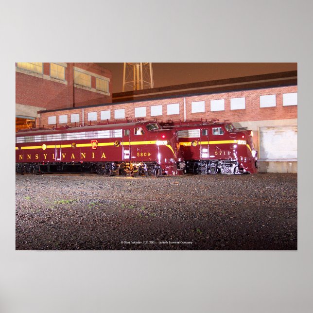 Poster Pennsylvania Railroad (JTFS)Night Photo Shoot (Devant)