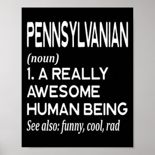 Poster Pennsylvanien Pennsylvanie Pa Philly Philadelphie