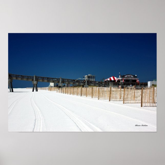 Poster Pensacola Beach, Blaine Perkins (Devant)