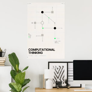 Poster Pensée Informatique Systèmes Géométriques Abstrait