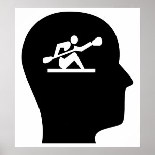 Poster Penser à Kayaking