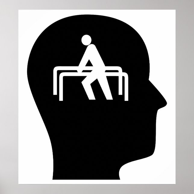 Poster Penser à la physiothérapie (Devant)