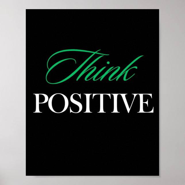 Poster Penser positif (Devant)