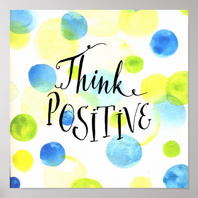 Poster Penser positif (Devant)