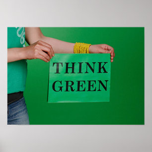 Poster Pensez l'affiche verte