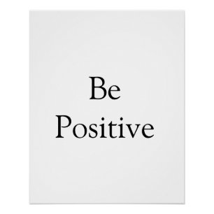 Poster pensez positif motivation entreprise ajouter nom t