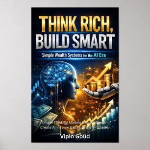 Poster Pensez riche, construisez intelligent – Mentalité
